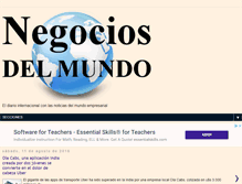 Tablet Screenshot of negociosdelmundo.com